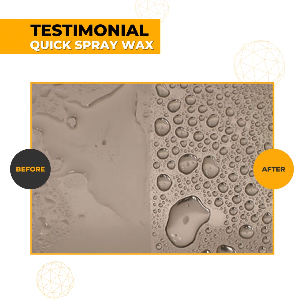 Pengkilap Bodi Mobil dan Kaca Mobil Permanent Efek Daun Talas GLATZ Quick Spray Wax