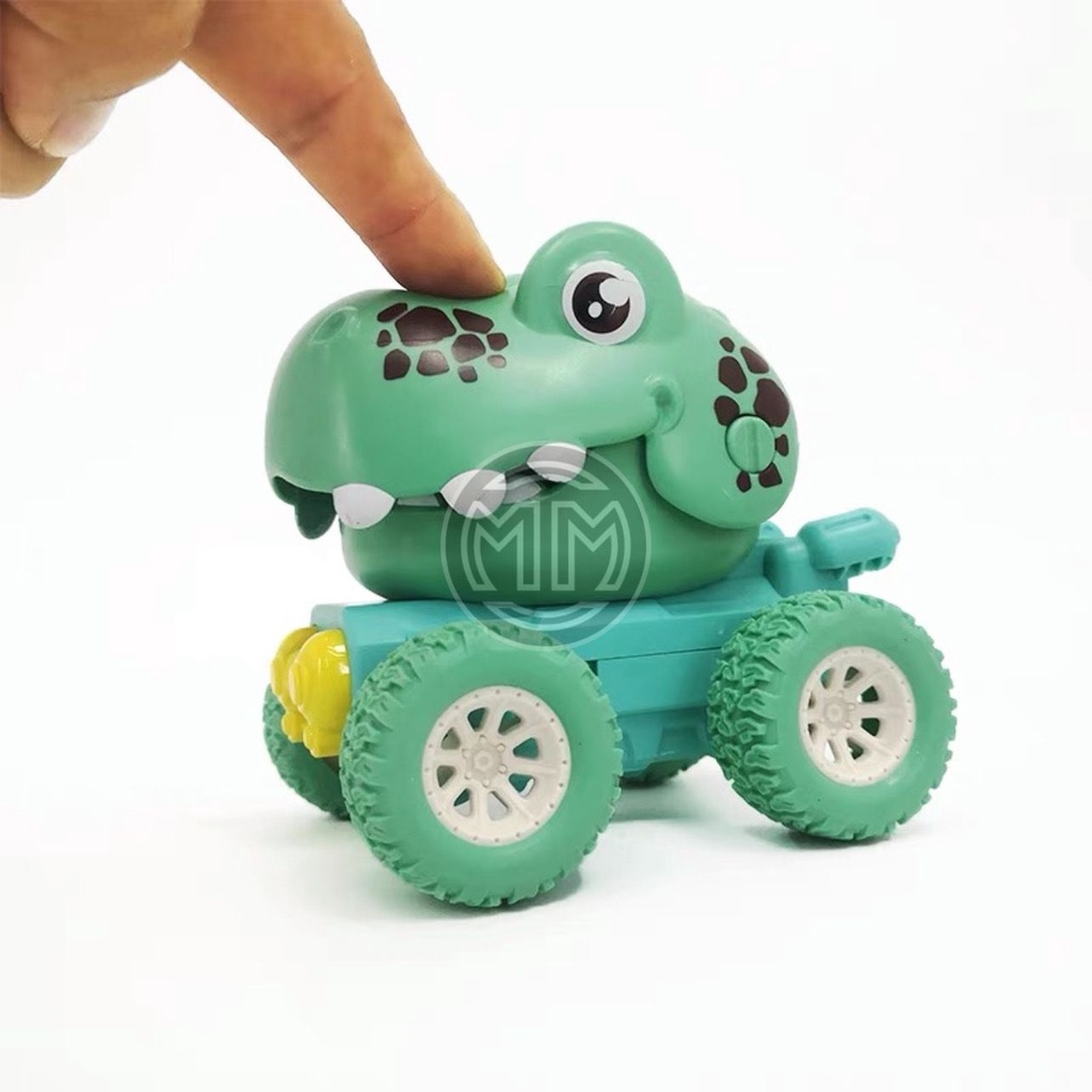 JC Mainan Anak Mobil Dinosaurus Berjalan Cars Series Press Pull Triceratop YI33