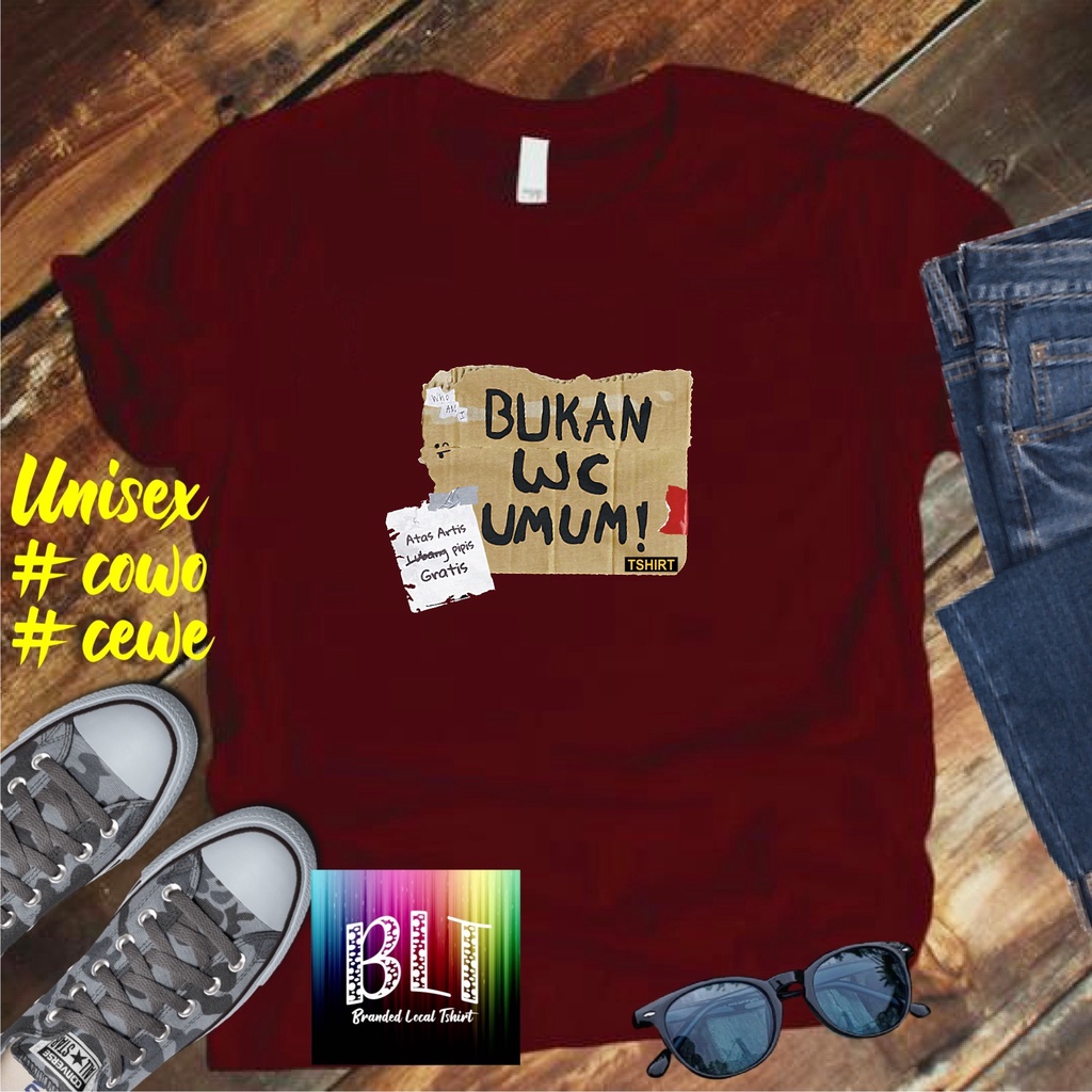 Cod Diskon Promo Gratis Ongkir/Kaos dtf BUKAN WC UMUM/Kaos Terlaris Kualitas Terjamin Kaos Pria Distro /Kaos Murah Kaos katun/Pakaian Pria  Pakaian Wanita Kaos Viral/Best Seller