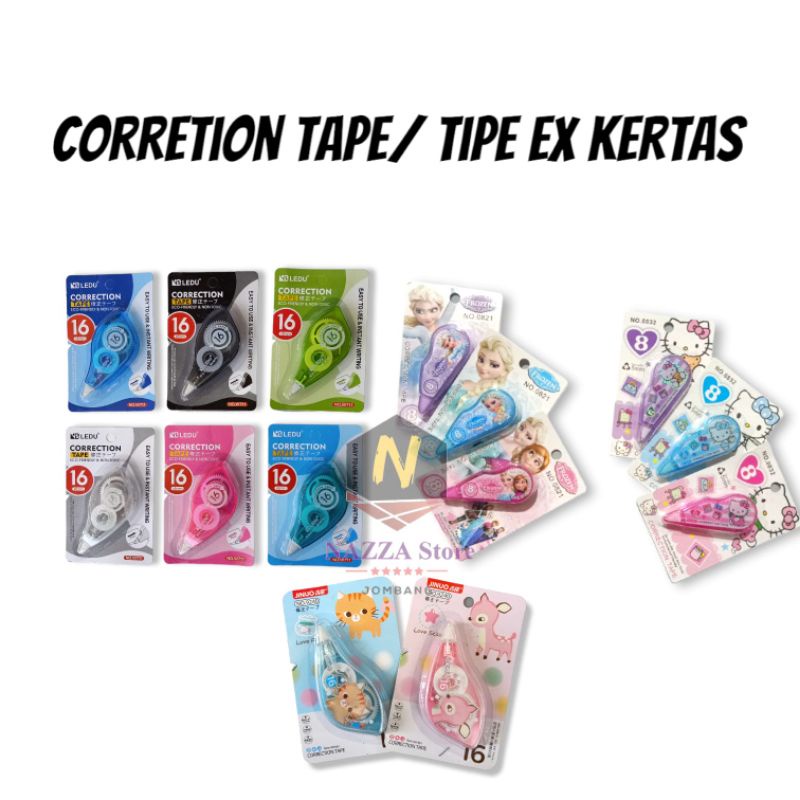 

Correction Tape Stipo Tipe Ex Kertas 1 pcs