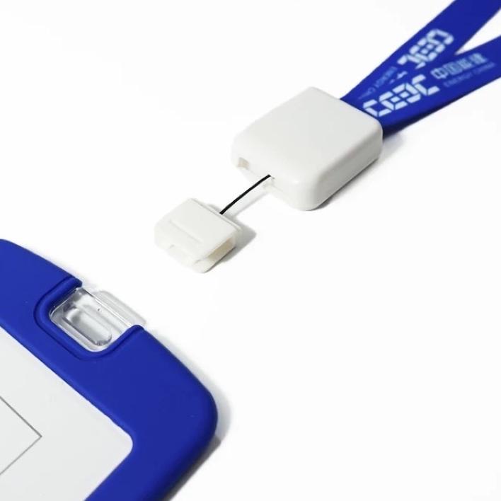 

옷 Name Tag ID Card Holder Karet silicone akrilic / Panitia / Gantungan Kartu Nama/ Tali Id card Trendy!