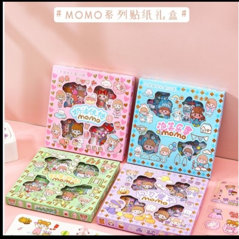 

stiker motif momo kartun korea