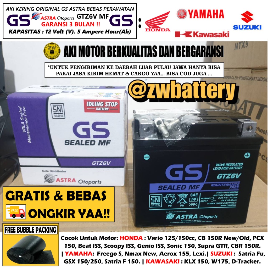 AKI MOTOR BEAT ISS, SCOOPY ISS, VARIO 150 NEW, SUPRA GTR, SONIC 150 GTZ6V GS ASTRA MF