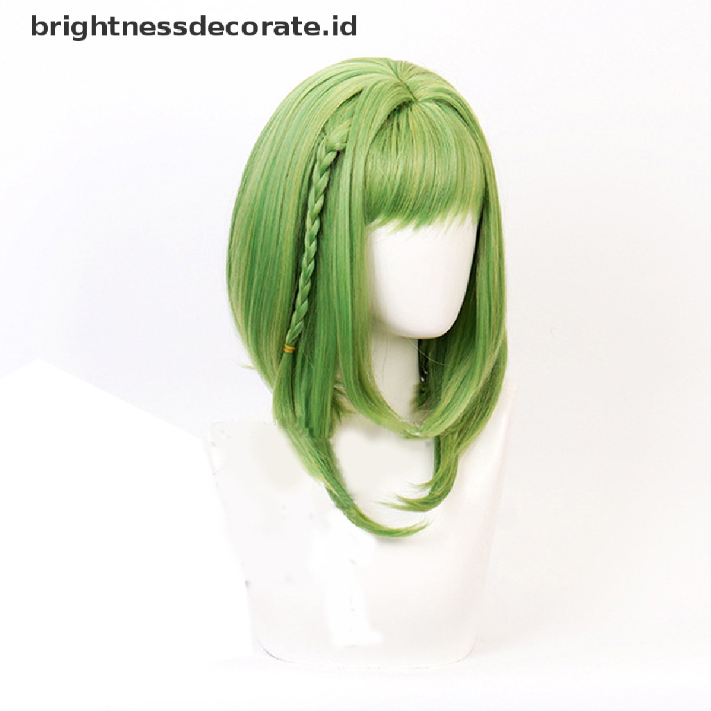 [Birth] 45cm Anime Toilet-bound Hanako-kun Nanamine Sakura Wig Cosplay Rambut Palsu Rambut Hijau [ID]