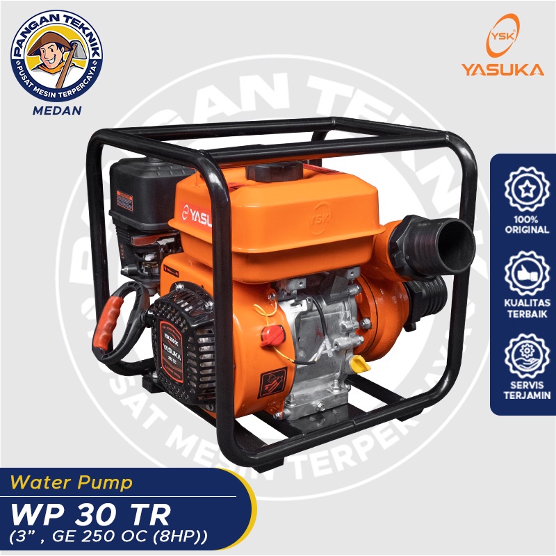 Pompa Air Turbo WP30 TR Yasuka Orange | Pompa Air Irigasi WP 30 TR Yasuka