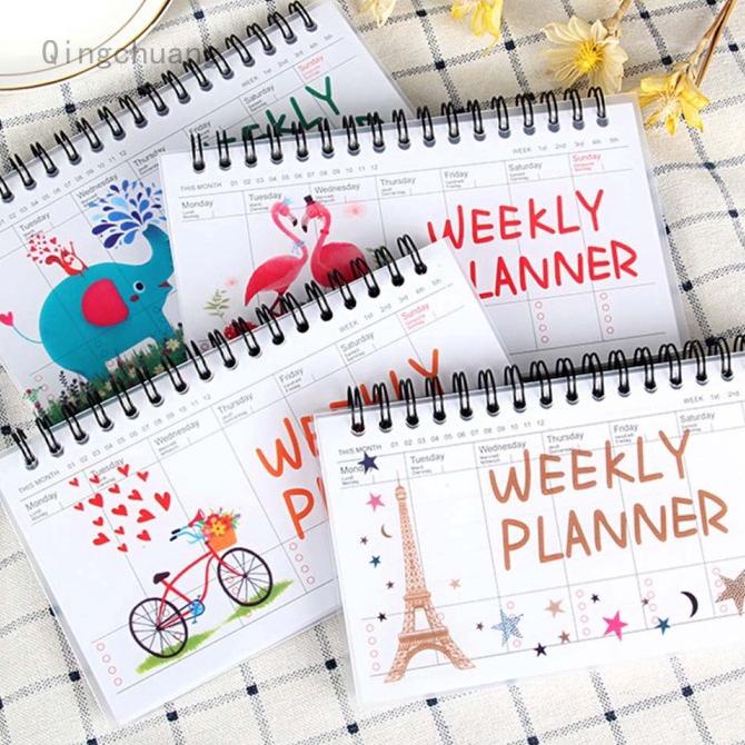 

Gumelar Qingchuang Cute Can Tear The Weekly Schedule Book Calenda