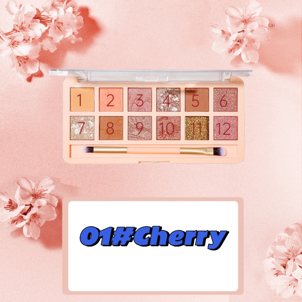 【COD】Better Than Palette 12 Shades Eyeshadow Palette kosmetik alis High Pigment And Smooth Powder Long Lasting