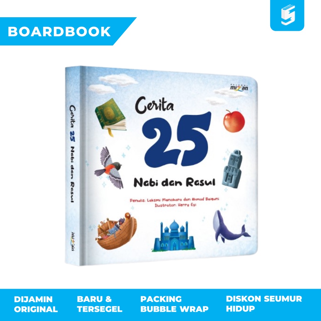 [Buku Anak Boardbook] Cerita 25 Nabi dan Rasul - R.A Laksmi Manohara