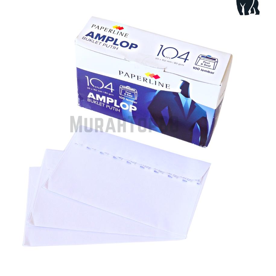 

Ready Stok Amplop Putih 104 PPS Paperline Ukuran 95 x 152 mm murah
