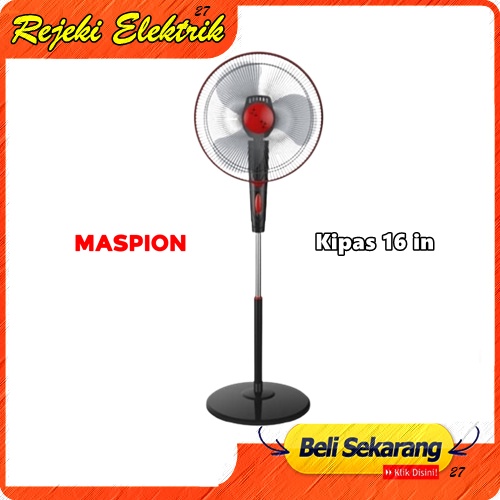 Maspion MSP EX-174 S 2in1 Stand Fan / Desk Fan Kipas Angin Berdiri / Meja 16 Inch