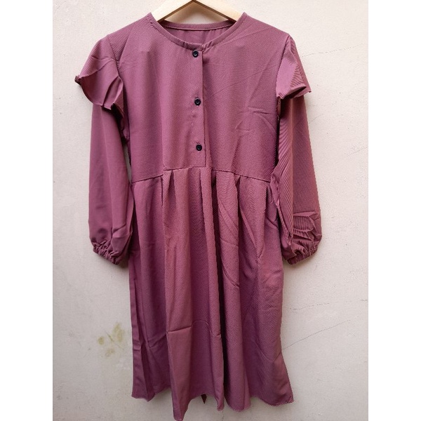 Setelan Celana Setcel Set Tunik Polos