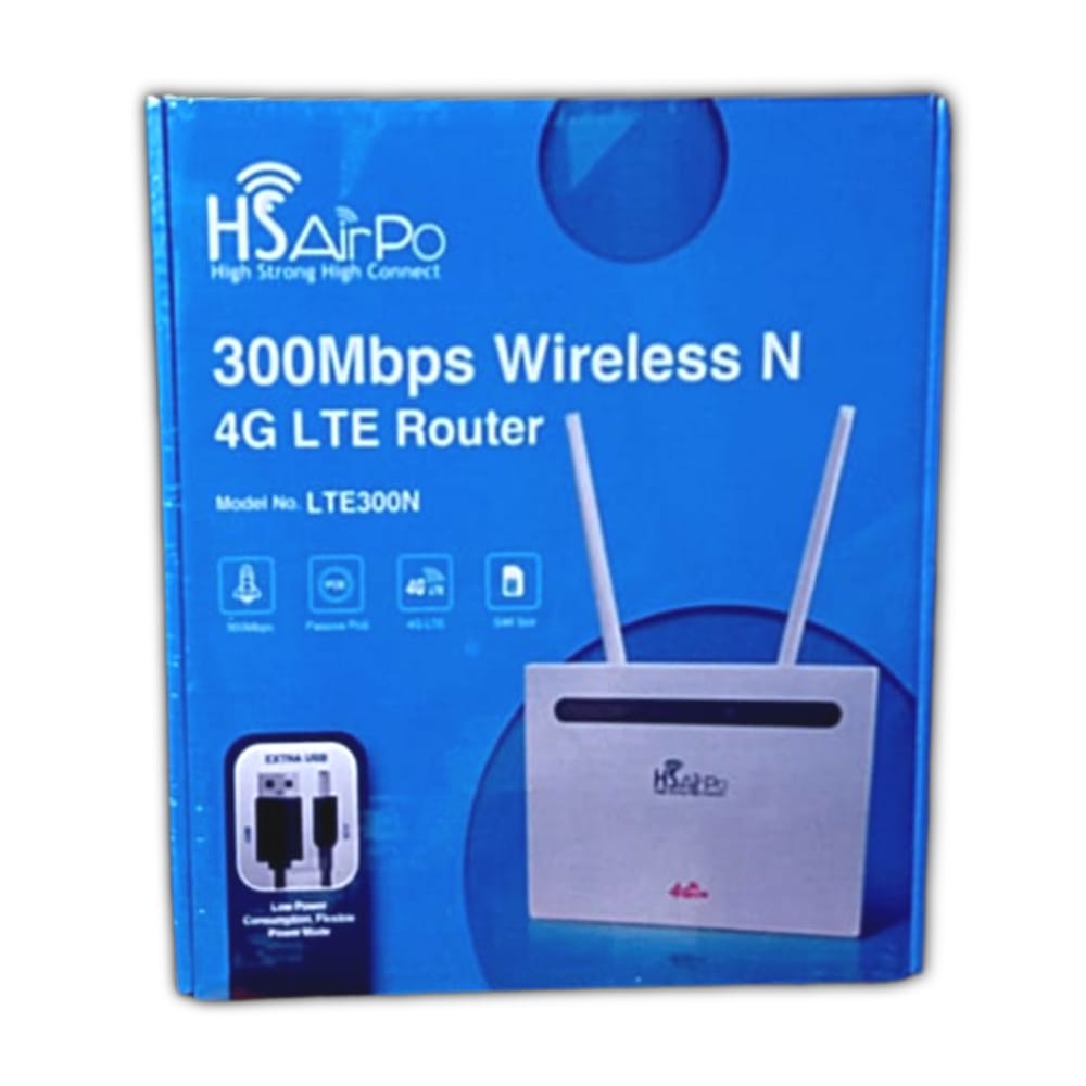 HSAirPo LTE300N Router 4G LTE SimCard 300Mbps M