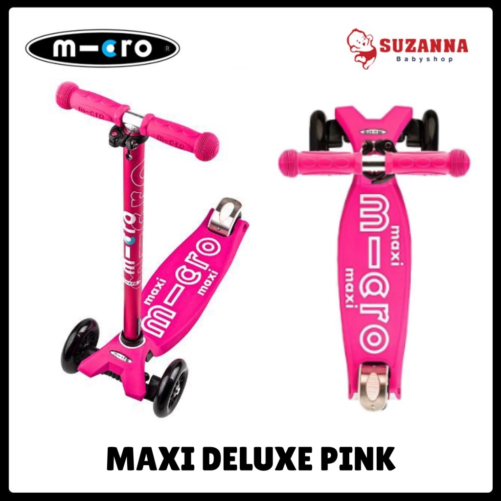 Micro Maxi Deluxe Pink Skuter Anak