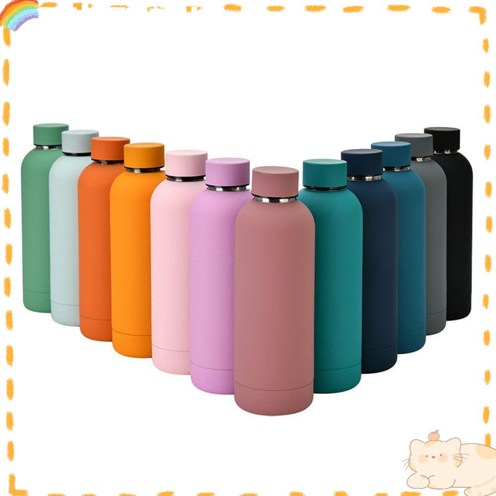 Solighter 500ml Thermal Flask Minuman Big Belly Cup Olahraga Luar Ruangan Travel Mug