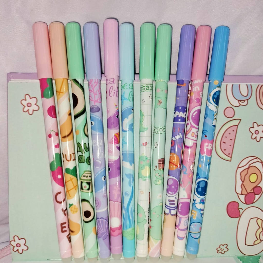 

PEN BISA DIHAPUS TINTA BIRU FANCY KARAKTER LUCU BISA COD PEN GEL ERASABLE MOTIF ALAT TULIS SEKOLAH DAN KANTOR TERLENGKAP HARGA TERMURAH BEST QUALITY