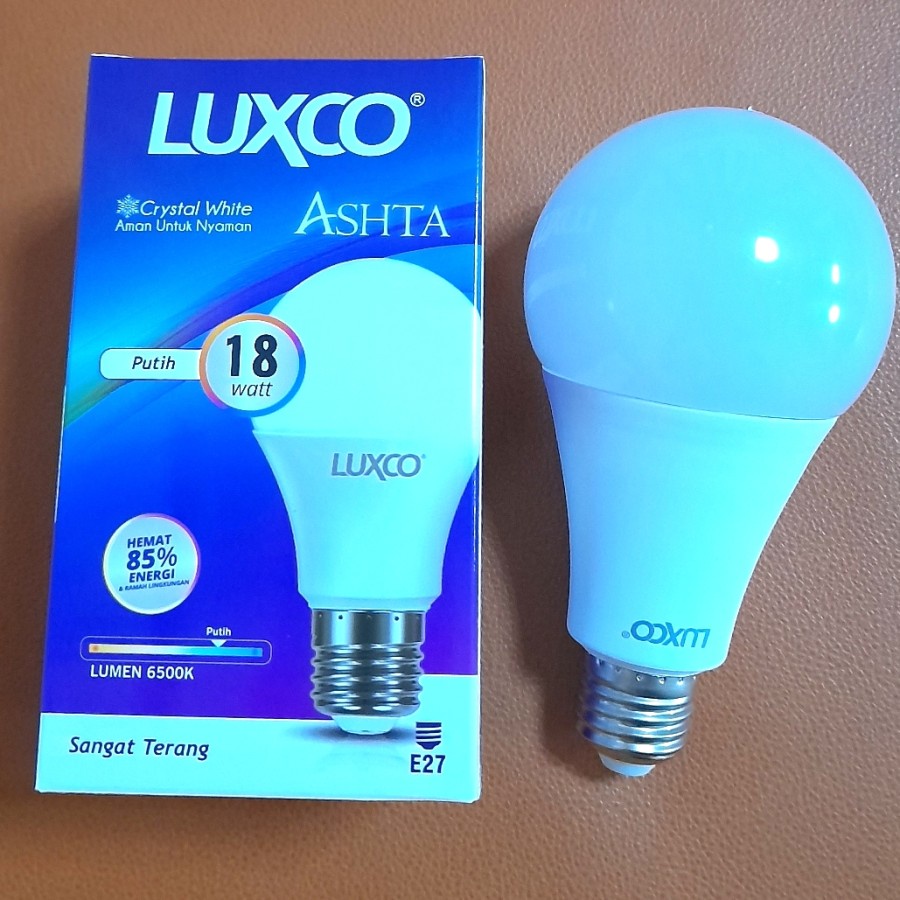 LAMPU LED LUXCO ASTHA 18 W GARANSI 1 THN CRYSTAL WHITE