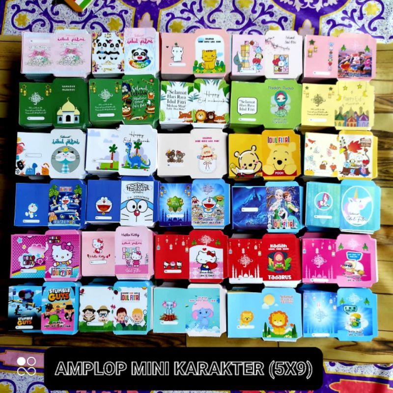 

Amplop Lebaran 100 Lembar Motif Karakter