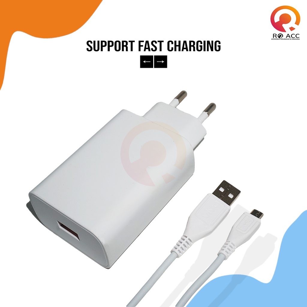 [RO ACC] V2323C-EU MICRO USB CHARGER VIVO ORIGINAL FAST CHARGING ALL TIPE HP