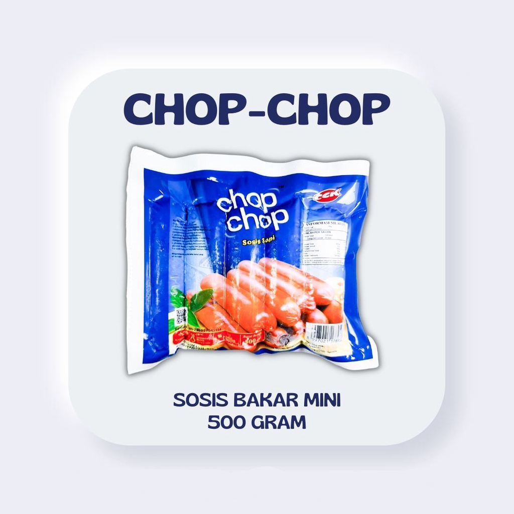 

ADDRIELLA Chop Chop Sosis Bakar Sapi Mini 500gr | Chop Chop/Frozenfood/Frozenfood Murah