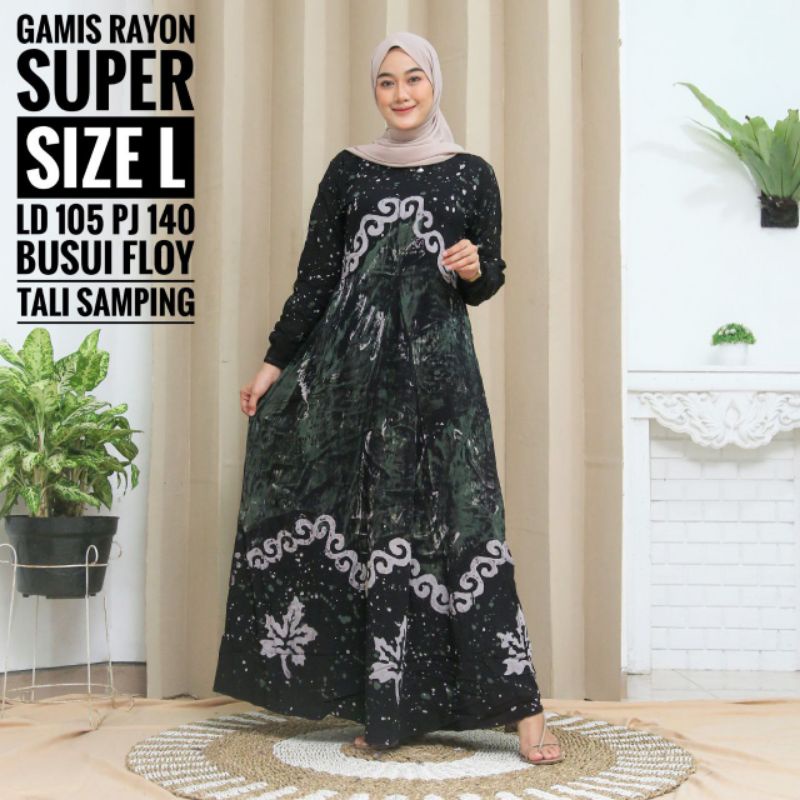 Gamis flowy tidie gamis rayon tidie 2021 Busui