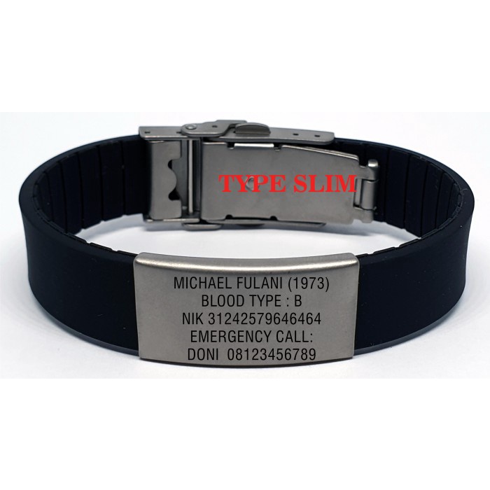 

Tag Holder Gelang Nama Cewek/Cowok/ Anak SlimSafe Id SlimId Tag SlimRoad Id S