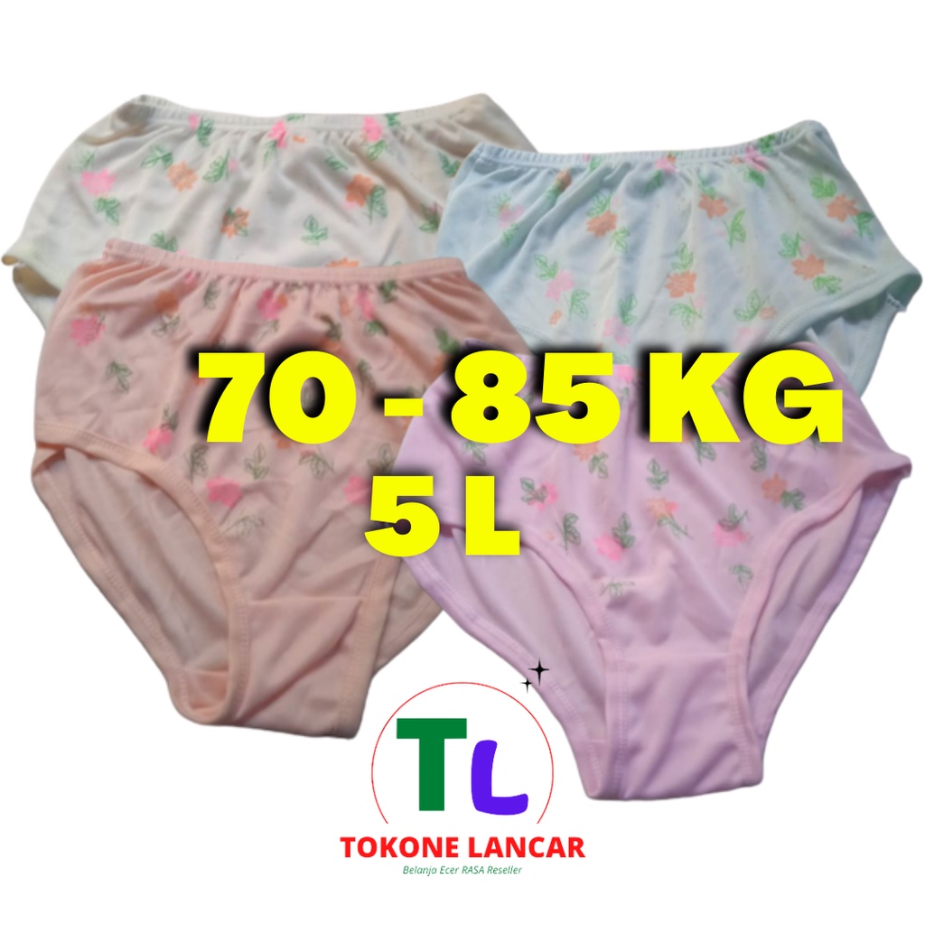 Celana Dalam Big Size Jumbo Wanita 5L Clana CD Wanita Dewasa Murah CAHAYA CD Ibu Hamil Daleman Menst