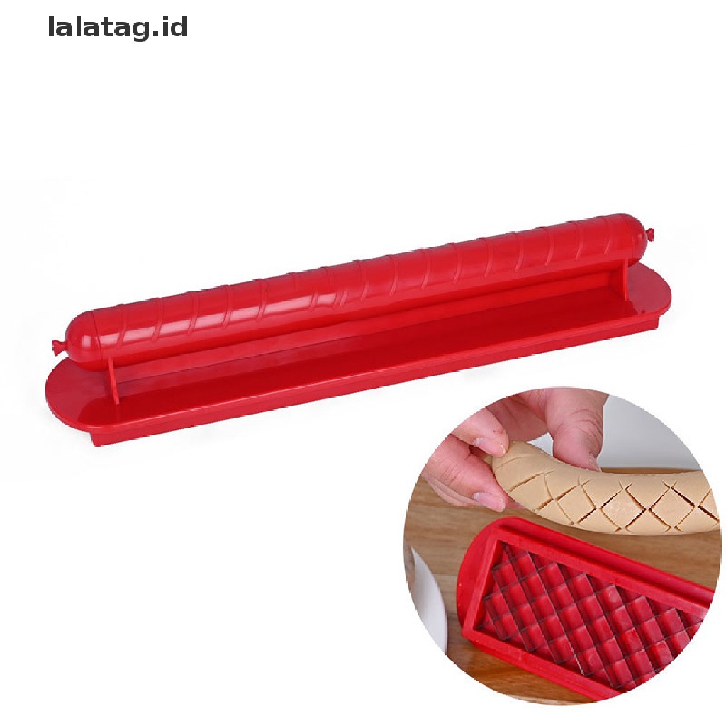 [lalatag] Hotdog Slicer Hot Dogs Cutter Alat Pengiris Sosis BBQ Portable Slot Dog Cutter [ID]