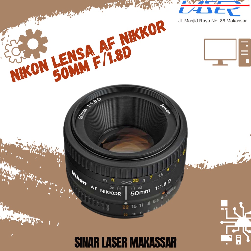 NIKON LENSA AF NIKKOR 50MM F/1.8D