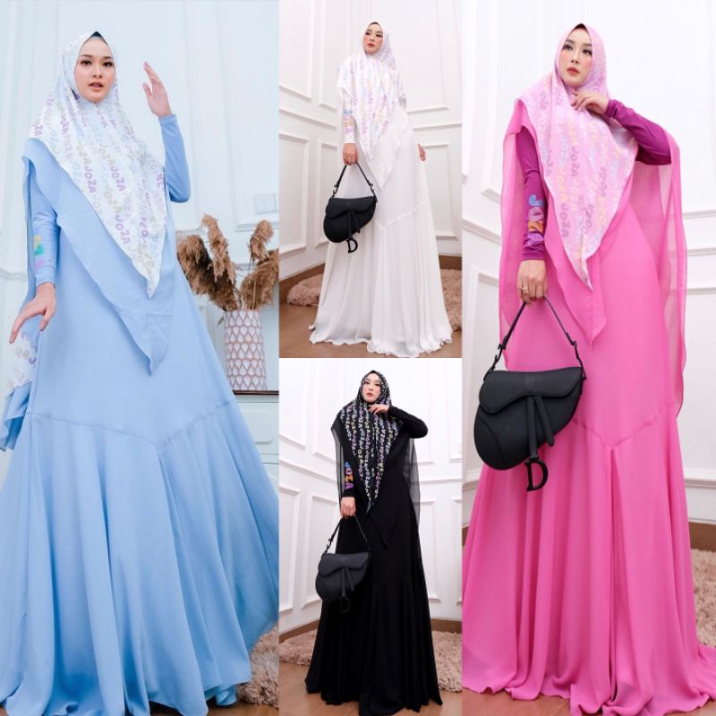 [JOZA CLOTHING] GAMIS SYARI TERBARU / DRESS SET PRINTING " ARUNDAYA SERIES " By Joza Clothing