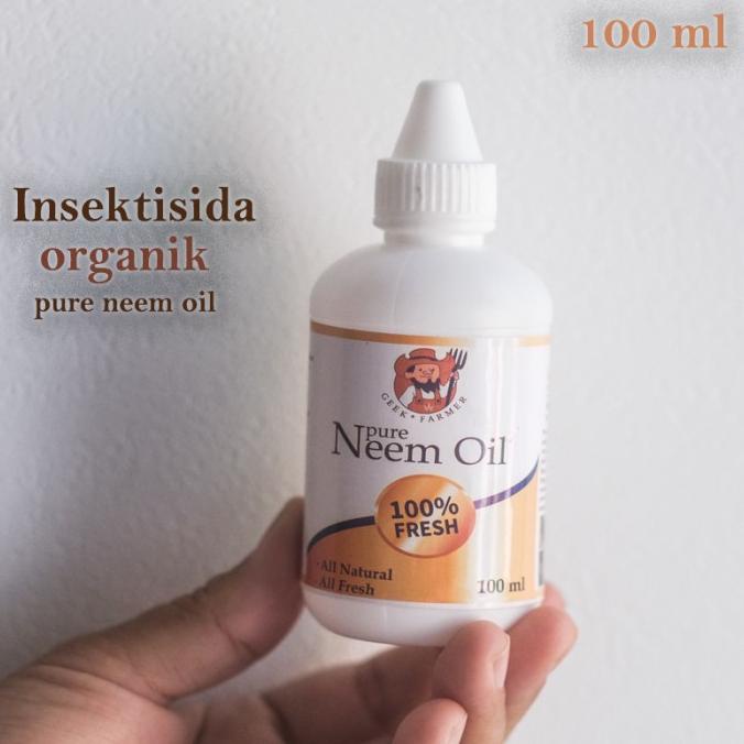 PRODUK- INSEKTISIDA ORGANIK CAIR NEEM OIL 100ML (GEEK FARMER) .