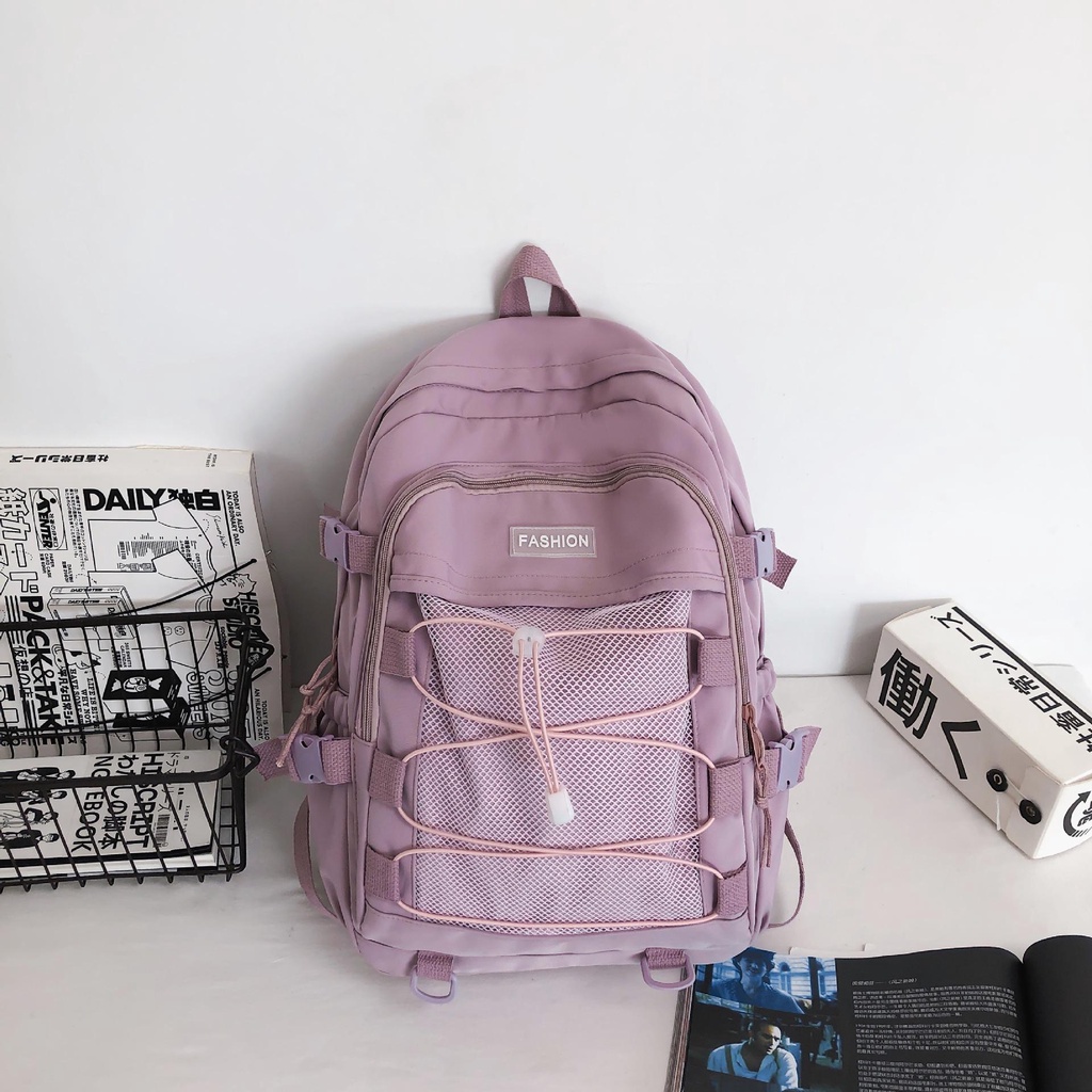 YOUBAGSHOP Tas Ransel Backpack Jaring Unisex Korean Style 1522//2135