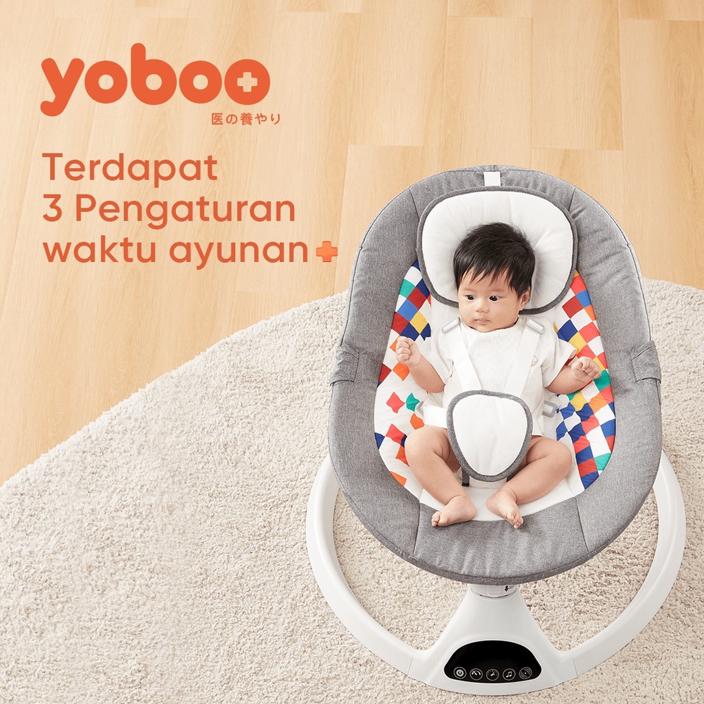 [BabyFriendly] Yoboo Electric Baby Bouncer / Ayunan Bayi Elektrik dengan Remote YB-108