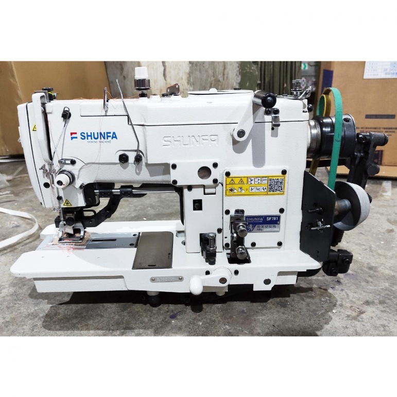 SHUNFA SF-781 Mesin Jahit Lubang Kancing Industrial High Speed