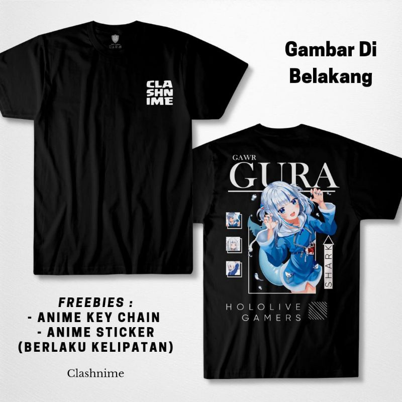 Kaos Gawr Gura Hololive - shopartonline