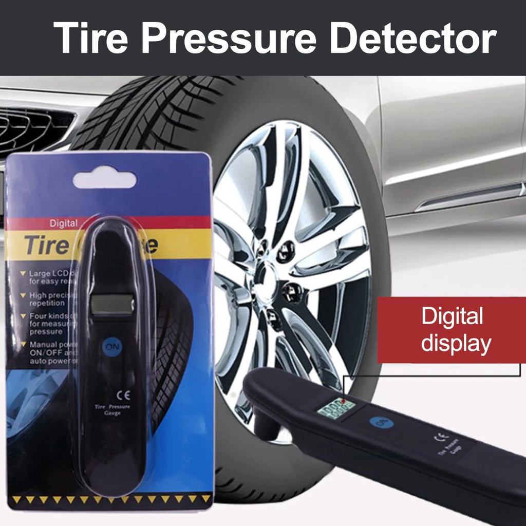 Alat Ukur Tekanan Angin Ban Digital PSI BAR KPA Tire Pressure Gauge 80