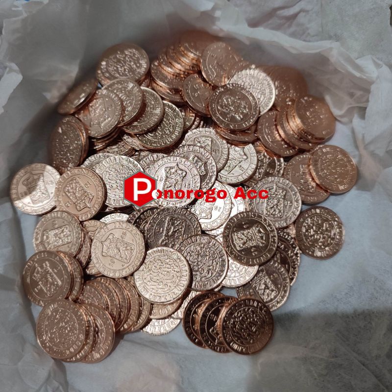 (Kinclong) Koin benggol setengah cent 1/2 cent nederlandsch indie uang kuno setengah sen belanda