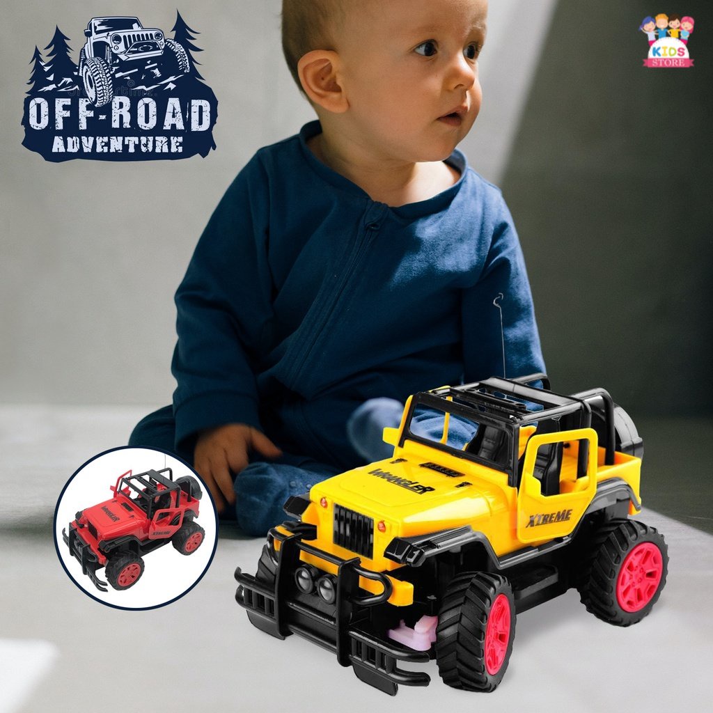 1:18 Mobil Jeep Remote Control | Mainan Anak Laki Laki Mobil Mobilan Remot Kontrol | Mainan Cowok