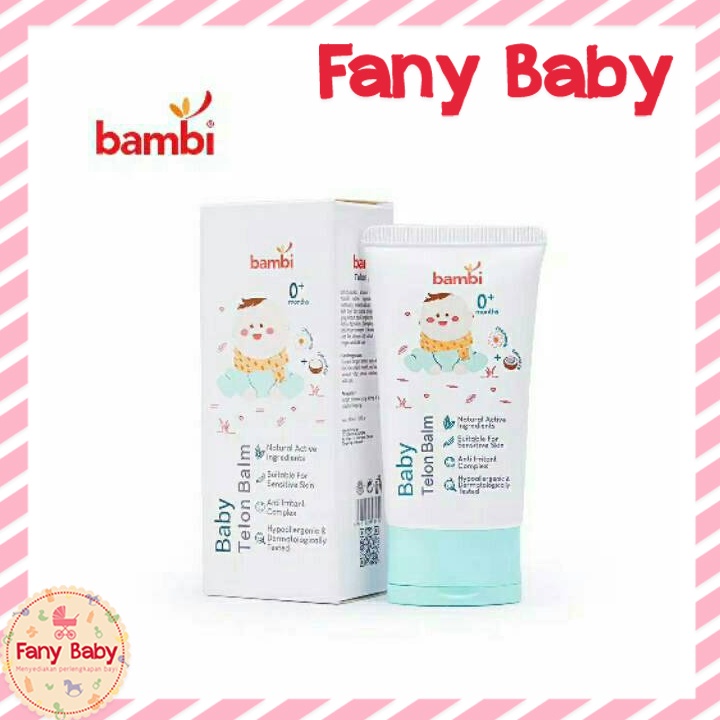 BAMBI BABY TELON BALM 50ML FREE BAMBI BABY POWDER 100GR