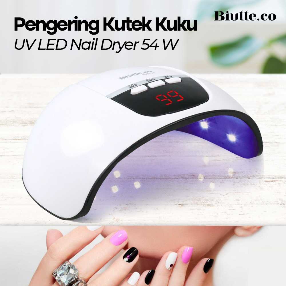 [ASLI] Nail Art Polish Dryer Lamp Lampu Pengering Kutek UV Violet LED Cepat Kering Hemat Daya Original