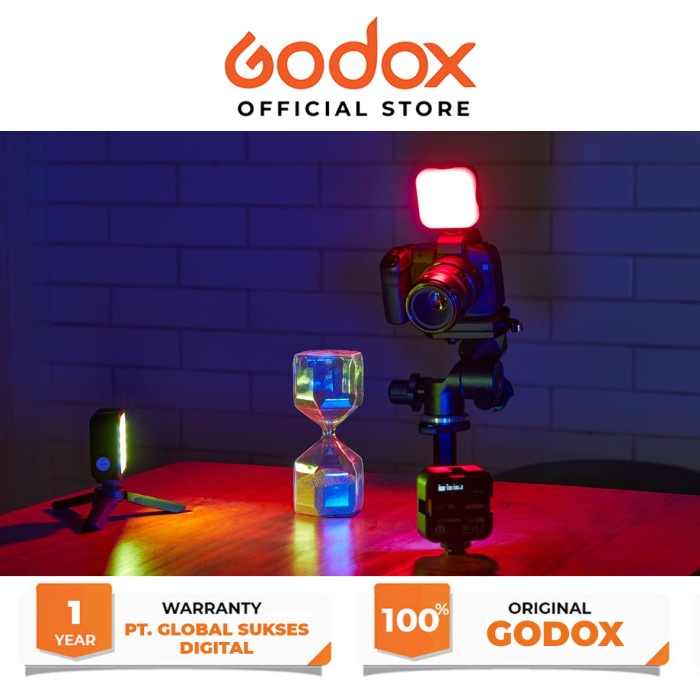 GODOX LED6R LITEMONS RGB POCKET LED VIDEO LIGHT - GODOX LED 6R