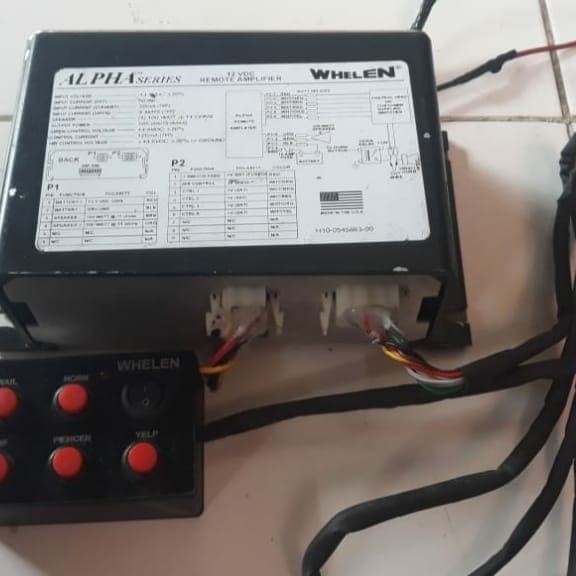 {BEKAS} sirine sirene Whelen Alpha Jumper Motor Berkualitas