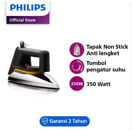 Setrika Philips HD 1172 / Setrika Philips HD-1172 / Gosokan Seterika Philips HD1172 Original