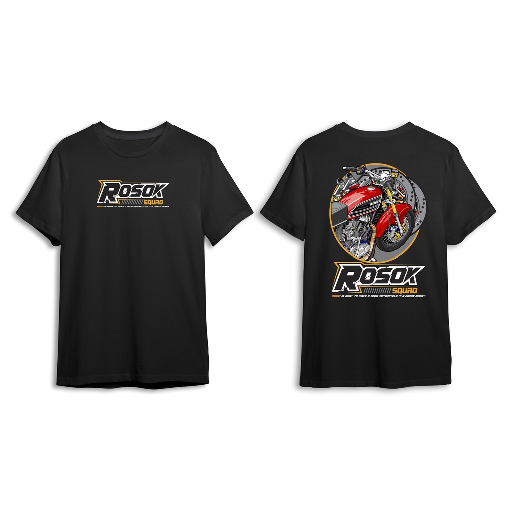 KAOS RACING ROSOK SQUAD HONDA CB GL HEREX MANIA BAJU HEREX ROSOK SQUAD