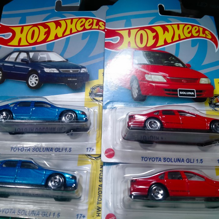 Hotwheels Custom Toyota Soluna Silver #Bergaransi