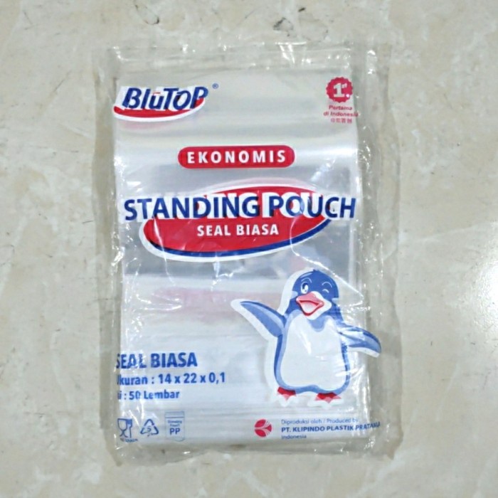 ] Standing Pouch 14x22 Single Seal Double Seal Standing Pouch PP Klip