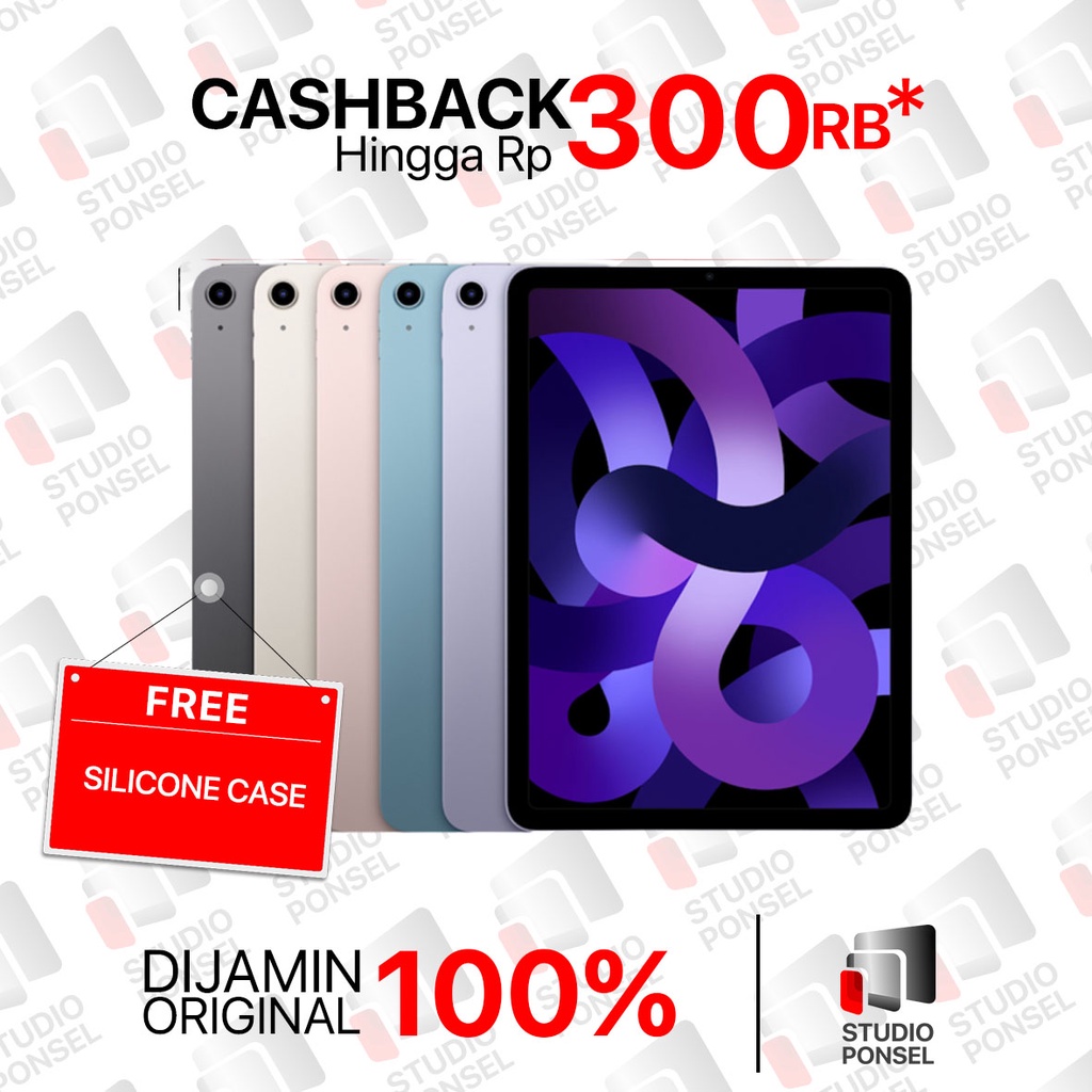 iPddd Air 5 Chip 256GB 64GB 10.9&quot; Inch WiFi Only Space Grey Starlight Blue Green Purple