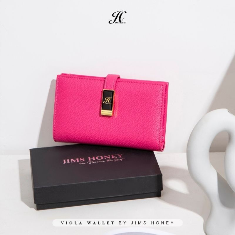 Viola Wallet Dompet Wanita original Jims Honey Realpic free box exclusive official store dompet lipat kulit kado murah branded