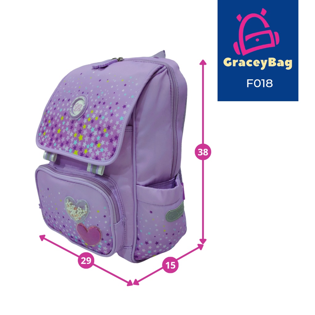 GB-F018 Tas Ransel Anak Perempuan Import