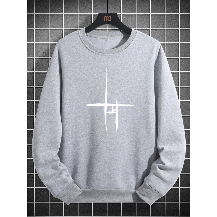 HELI Sweater Crewneck Print DTF II HELI Sweatshirt Basic II Sz M - XL Anak &amp; Dewasa ( Pria &amp; Wanita )