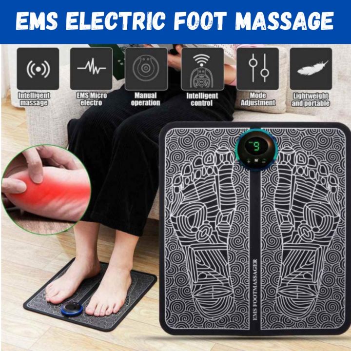 EMS Foot Massager Alat Terapi Pijat Akupuntur Kaki High Qulity Original/EFM